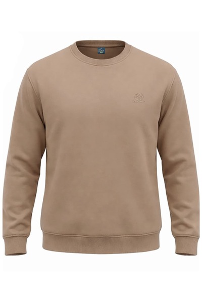 tambattal Χειμερινό φούτερ μεγάλου μεγέθους με λαιμόκοψη ποδηλάτου και 3 κλωσ...