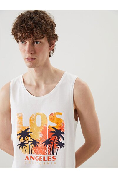 LC Waikiki Xside Los Angeles Printed Men's Sleeveless T-Shirt