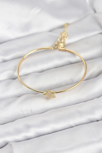 lowell home سوار نسائي ذهبي اللون من ماركة يلدز موديل