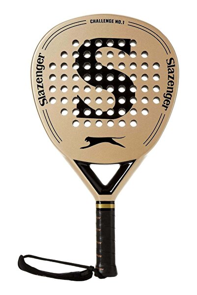 Slazenger Padel Challenge No 1 Drop 18K Carbon Racket - Roy Gold