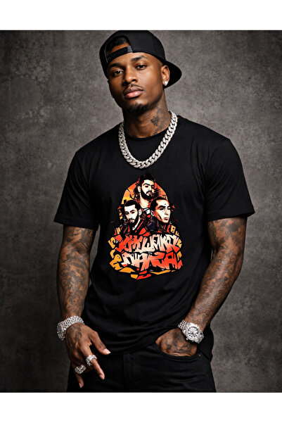 lovver Hajime Miyagi Panda Rap Custom Design Premium Print Cotton T-Shirt