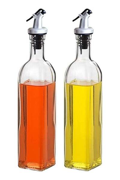 Generic 2set Pack Glass Oil Bottle 250 ml