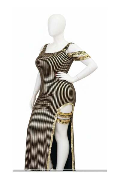 Generic Gold Belly Dance Jalabia, Women