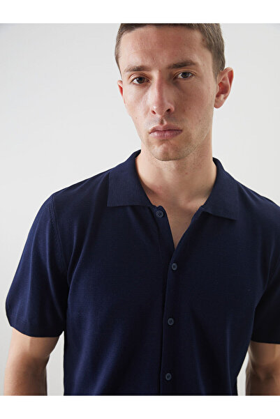 LC Waikiki Özmarka New Season Standard Fit Polo-Kragen Herren-Strickjacke