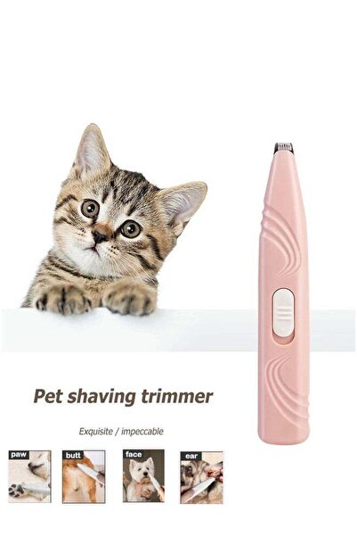 Arabest Dog & Cat Paw Trimmer, Cordless Electric,Low Noise Hair Trimmer for P...