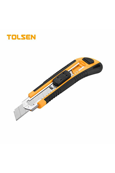 TOLSEN Tolsen 18mm Industrial Scalpel with 3 Blades, Heavy-Duty Manual Knife ...