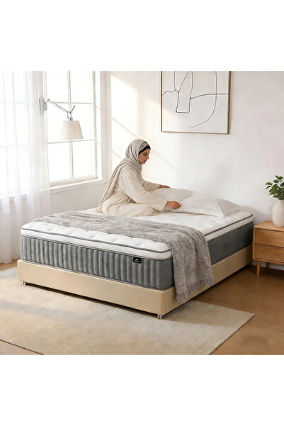 TBSITNS Hybrid Memory Foam Mattress 150×200×30cm,Medium Firm Orthopedic Mattr...