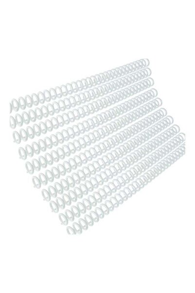 Kw-Trio 10-Piece 30-Hole Loose Leaf Binder Rings White