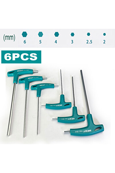 Choice8 مجموعة جديدة من 1 قطعة/6 قطع من مفكات براغي بمقبض سداسي على شكل حرف T...