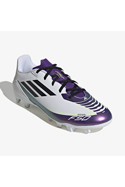 adidas Messi F50 Club Fg Erkek Beyaz Çim Saha Kramponu