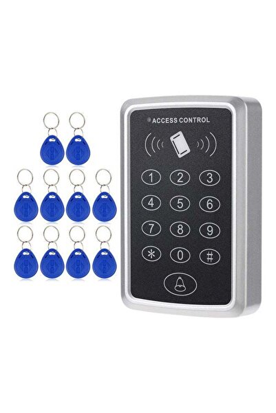 Generic نظام تحكم دخول موحد أسود/أزرق/فضي