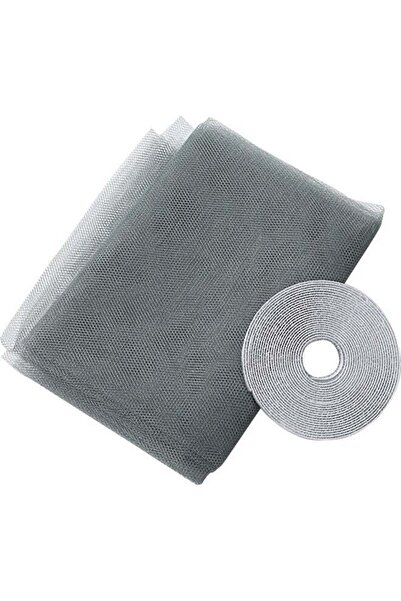 Generic DIY Window Screen With Self-Adhesive Tapes Grey
