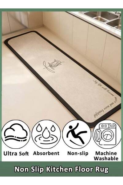 Generic Kitchen non-slip floor mat, durable anti-slip standing mat, quick-dry...