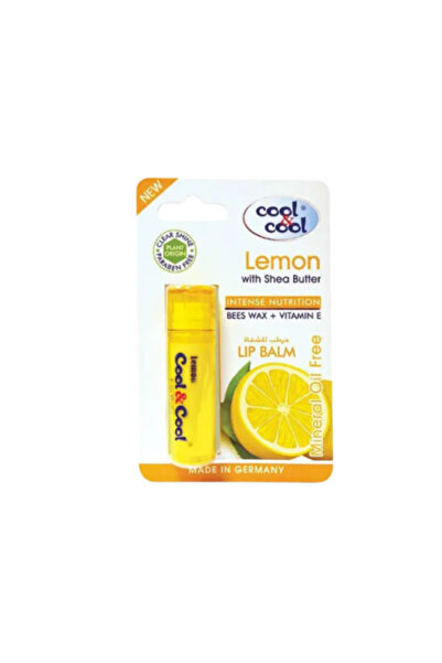 COOL & COOL Intense Nutrition Lip Balm Lemon with Shea Butter 4.6g