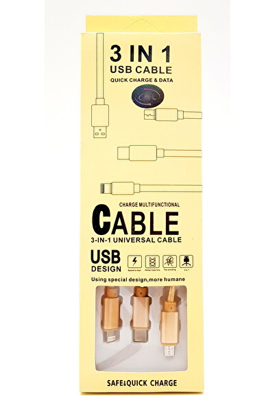 Electro 3-in-1 CABLE – Fast Charging and Maximum Versatility