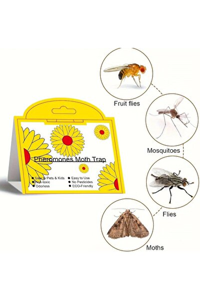 Arabest مصيدة عثة صفراء اللون، صائد عثة، مصيدة عثة لاصقة