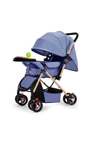 Genaric Two-Way Adjustable Folding Baby Stroller with Safety Belt and Storage...