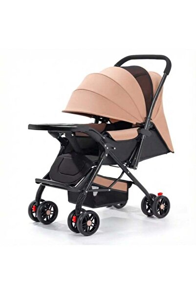 Genaric Two-Way Adjustable and Foldable Baby Stroller with Handles, Safety Be...