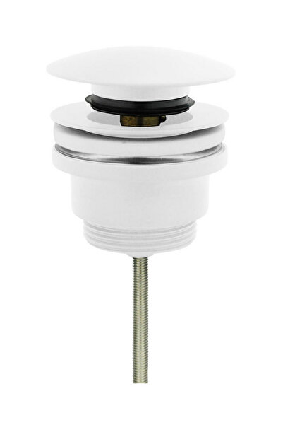 Tycner Βαλβίδα klik-klak γενικής χρήσης, λειτουργία push-up, ματ λευκό φινίρισμα