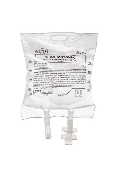 biofleks 0.9 İzotonik ağız burun temizleme Çözeltisi 250 ML CC 50 ADET