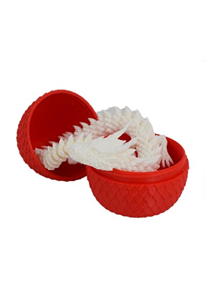 Sani Figurine Sani, Dragon in Egg 90 x 115 mm, Red, White