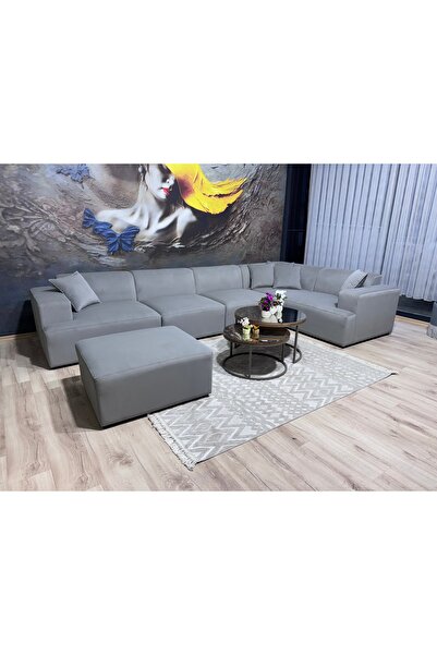 Erduran Mobilya Monza 5 modül artı puf köşe koltuk takımı ürün özelliklerini ...