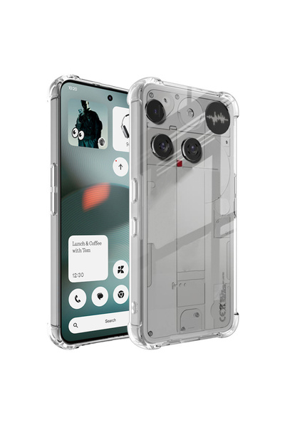 Techsuit Husa Nothing Phone (3) Shockproof Clear Silicone, transparenta