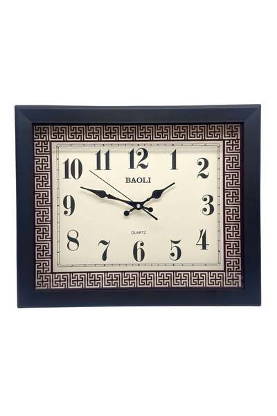 ALQANNAS ساعة حائط مستطيلة من باولي، حركة صامتة | حركة صامتة بدون صوت تكتكة، ...