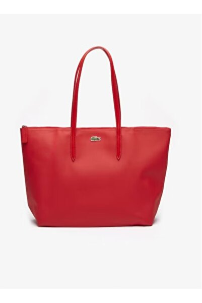 GENERAL حقيبة تسوق كلاسيكية بلون موحد من لاك أوست