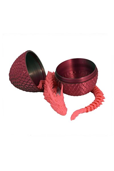 Sani Figurine Sani, Dragon in Egg 90 x 115 mm, Green, Red, Pink