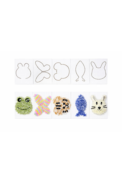 HAPEL YAPI Montessori Animals Series Knitting Kit – Figured Handicraft Activi...