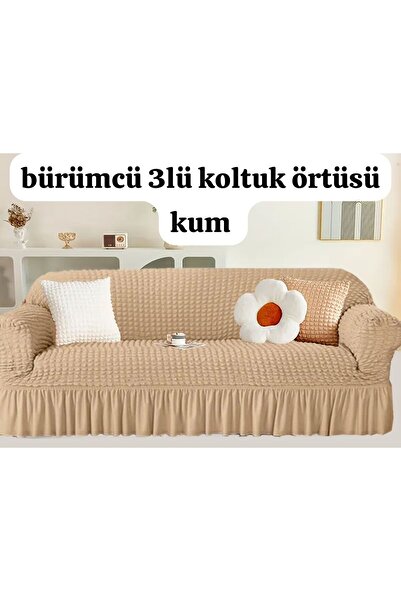 ARTUÇ Convertible Sofa Bed Cover 3 Seater Elastic Standard