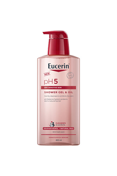 Eucerin PH5 SHOWER GEL&OIL DRY S.SKIN 400ML