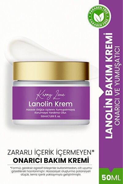 Kerry Line %100 Doğal Lanolin Göğüs Ucu Bakım Kremi 50 ml