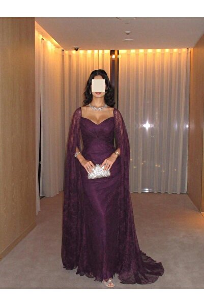 FUFOLUS فستان سحر الأرجوان الملكي المتوَّج بلمسة أنوثة خالدة