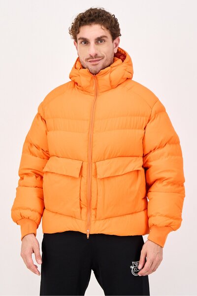 adidas Men Sportswear Fit Long Sleeve Outdoor Jacket, Orange