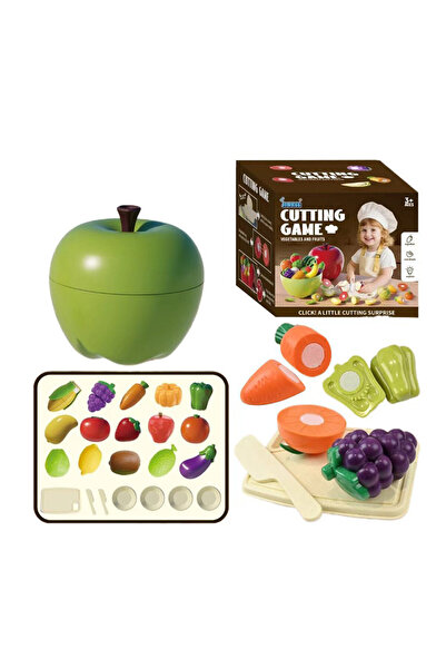 PROCART Vegetable and fruit cutting game, 23 pieces, Velcro fastening, knife,...