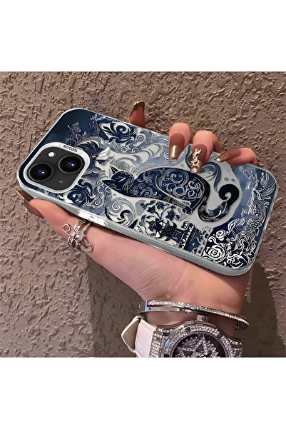 ARTISHELL iPhone 11 Pro Max Uyumlu, gizemli siyah kedi tasarımlı şok korumalı...