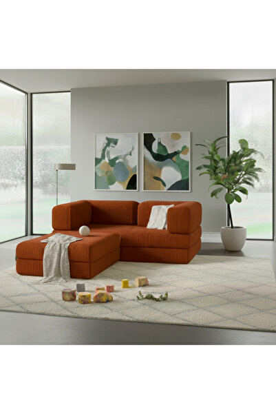 NWİN HOME Linea 160*160 Köşe Koltuk Takımı Sünger Dinlenme Köşesi Metalsiz Cı...