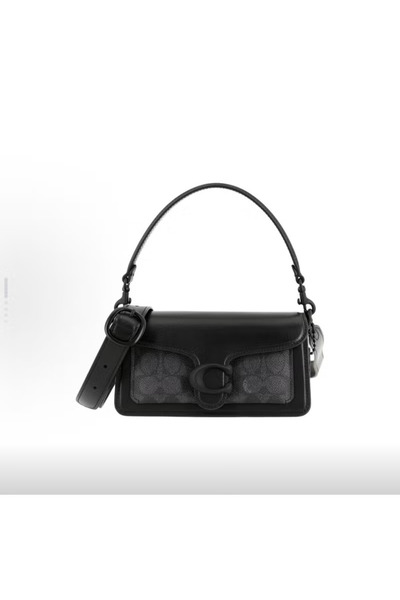 COACHOU حقيبة كتف من الجلد المبطن