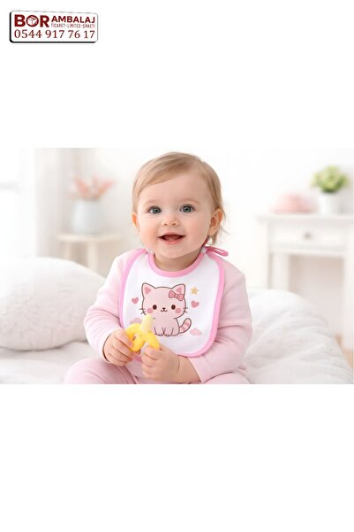 Borambalaj Girl's Cat Patterned Apron