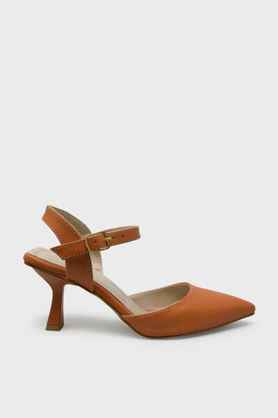 kanuga Women's Open Back Heeled Shoes Orange Bb2023-23