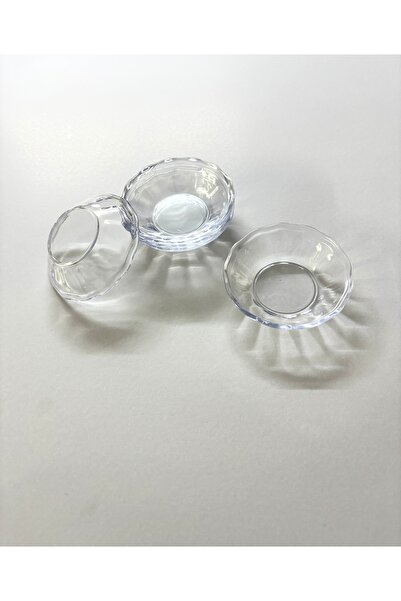 UpHome 6-Piece Tea Saucer Coaster Crystal