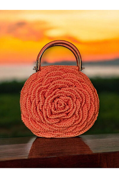 BeArt Crochet bag with rose pattern