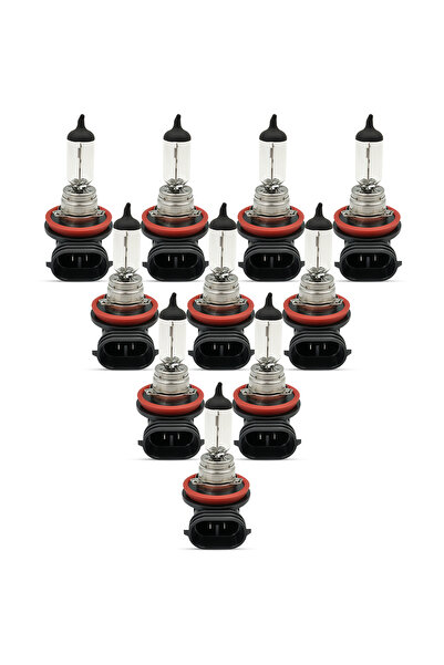 feema H11 BL10778 12V 100W Halogen Headlight Bulb Quartz Glass Clear Beam Mad...