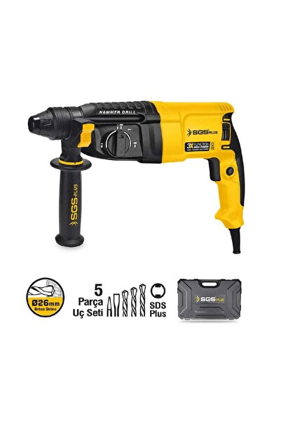 SGS PROFESYONEL KIRICI-DELİCİ MATKAP 800 Watt 26 MM