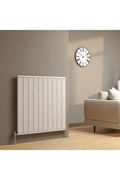 Lojimax Alüminyum Dekoratif Radyatör Flat Line 600 x 1494 15 Dilim | Dokulu A...