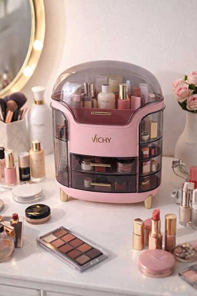 Vichy Multi-Layer Cosmetic, Makeup and Jewelry Organizer
