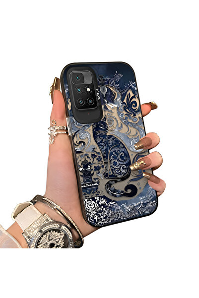 ucuc حافظة لهاتف Xiaomi Redmi 10 2022 متوافقة مع الحافة السيليكونية الصلبة وا...