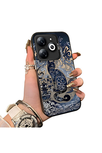 ucuc حافظة تكنو سبارك جو 2024 متوافقة مع الحافة السيليكونية الصلبة والمضادة ل...